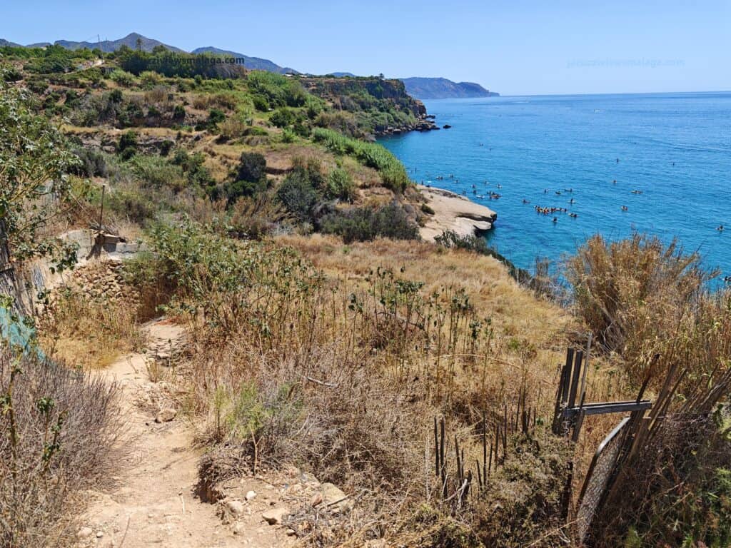 Way to arrive to Burriana Beach