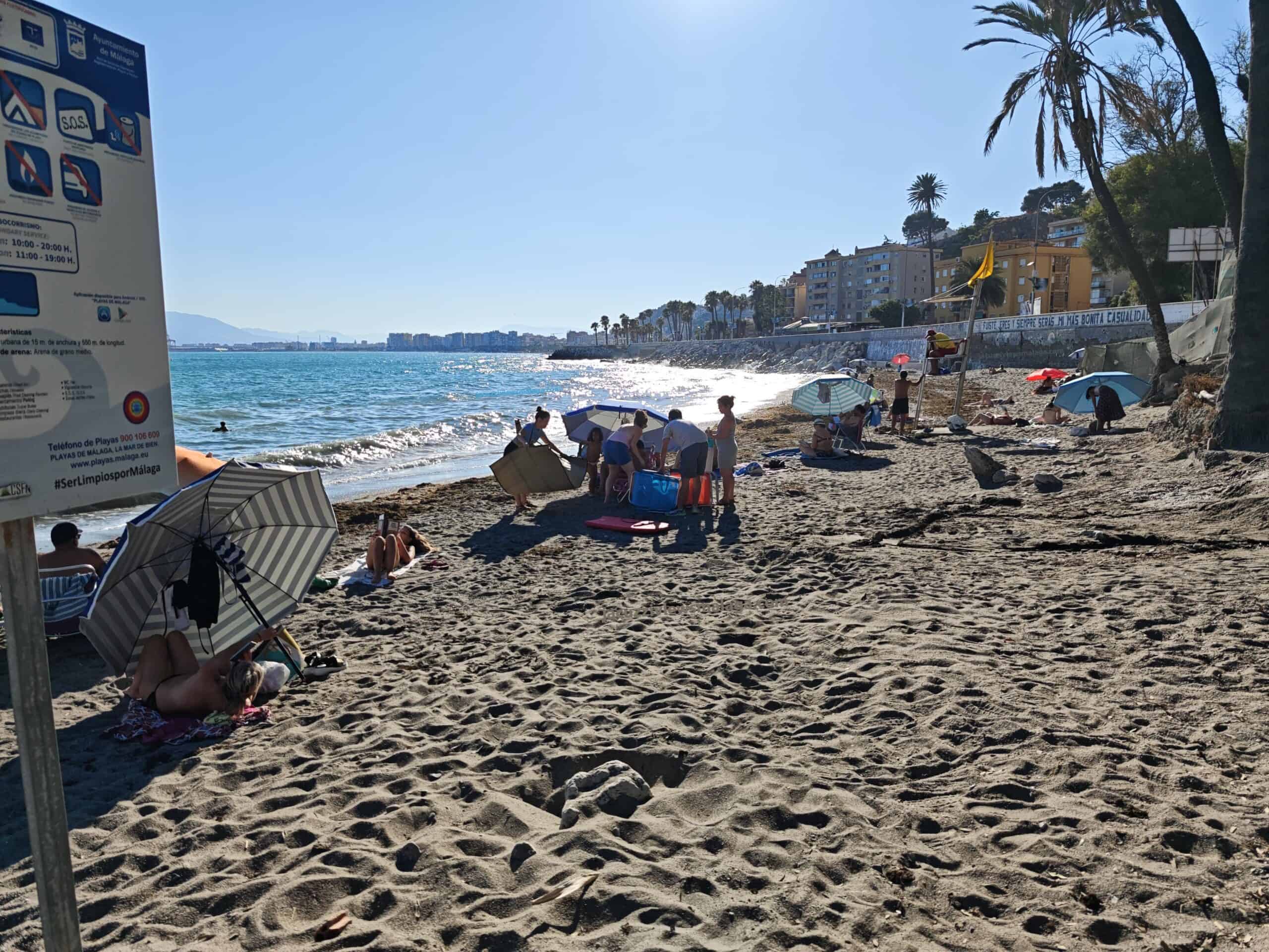 a group of people on Balneario Beach